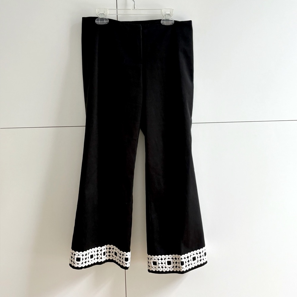Trina Turk Polished Cotton Pants sz 0
